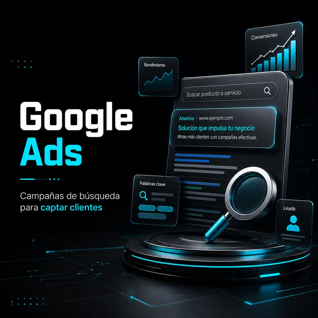 Campañas Google Ads para servicios y productos