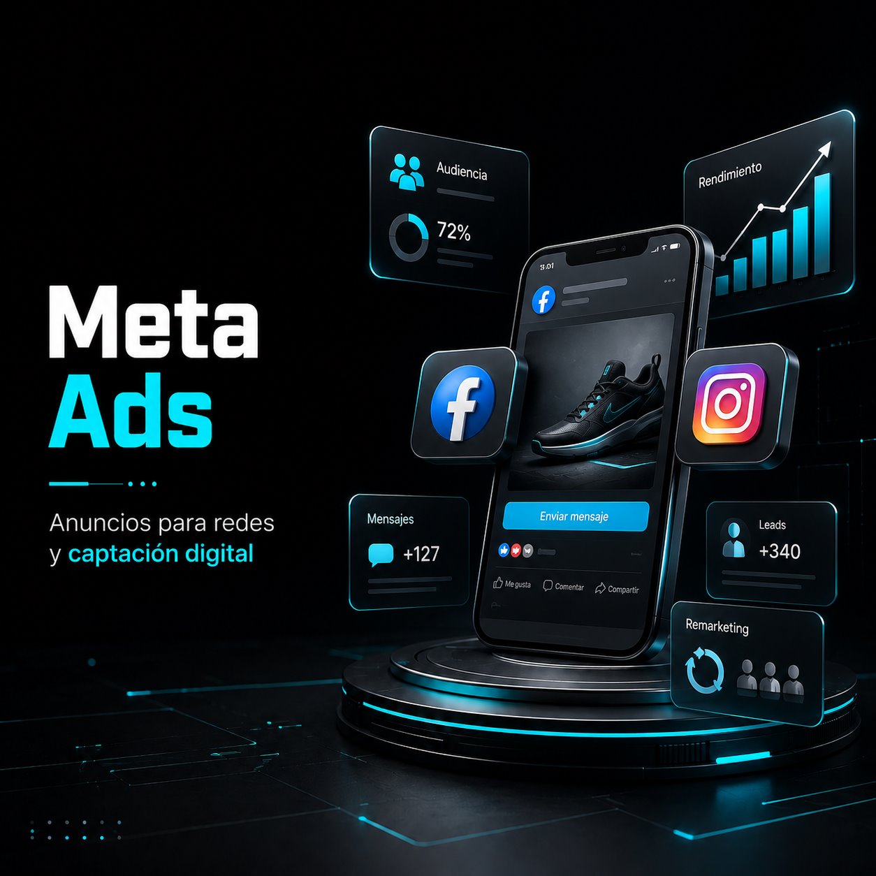 Campañas Meta Ads Facebook, Instagram y WhatsApp