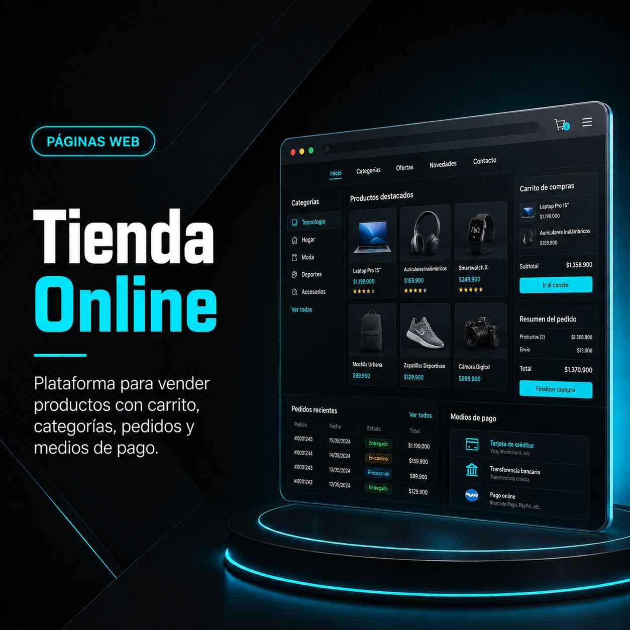 Tienda Online HTML Keduin.com