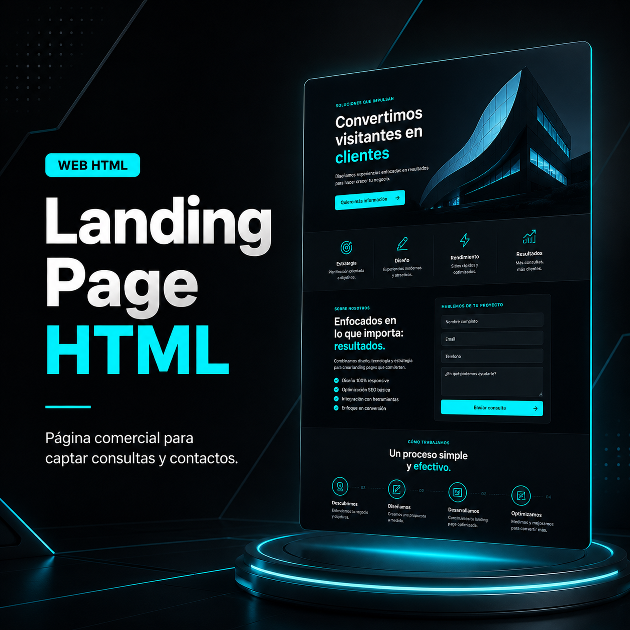 Landing Page HTML