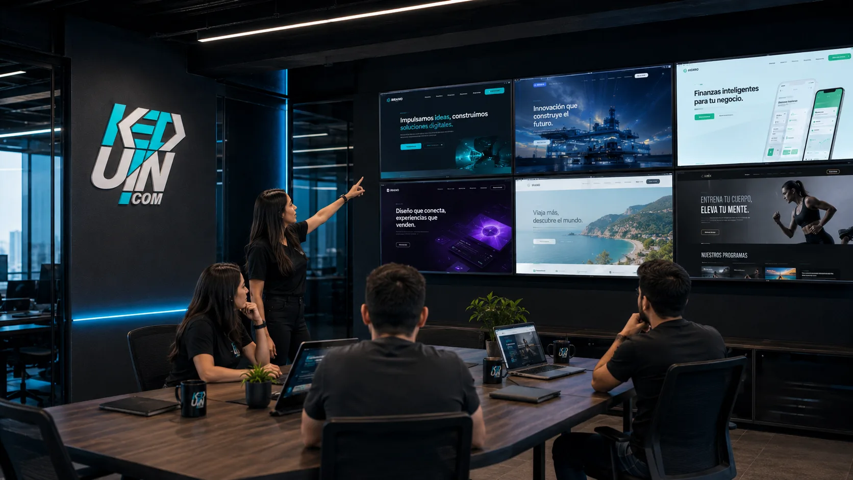 Presentación de interfaz web