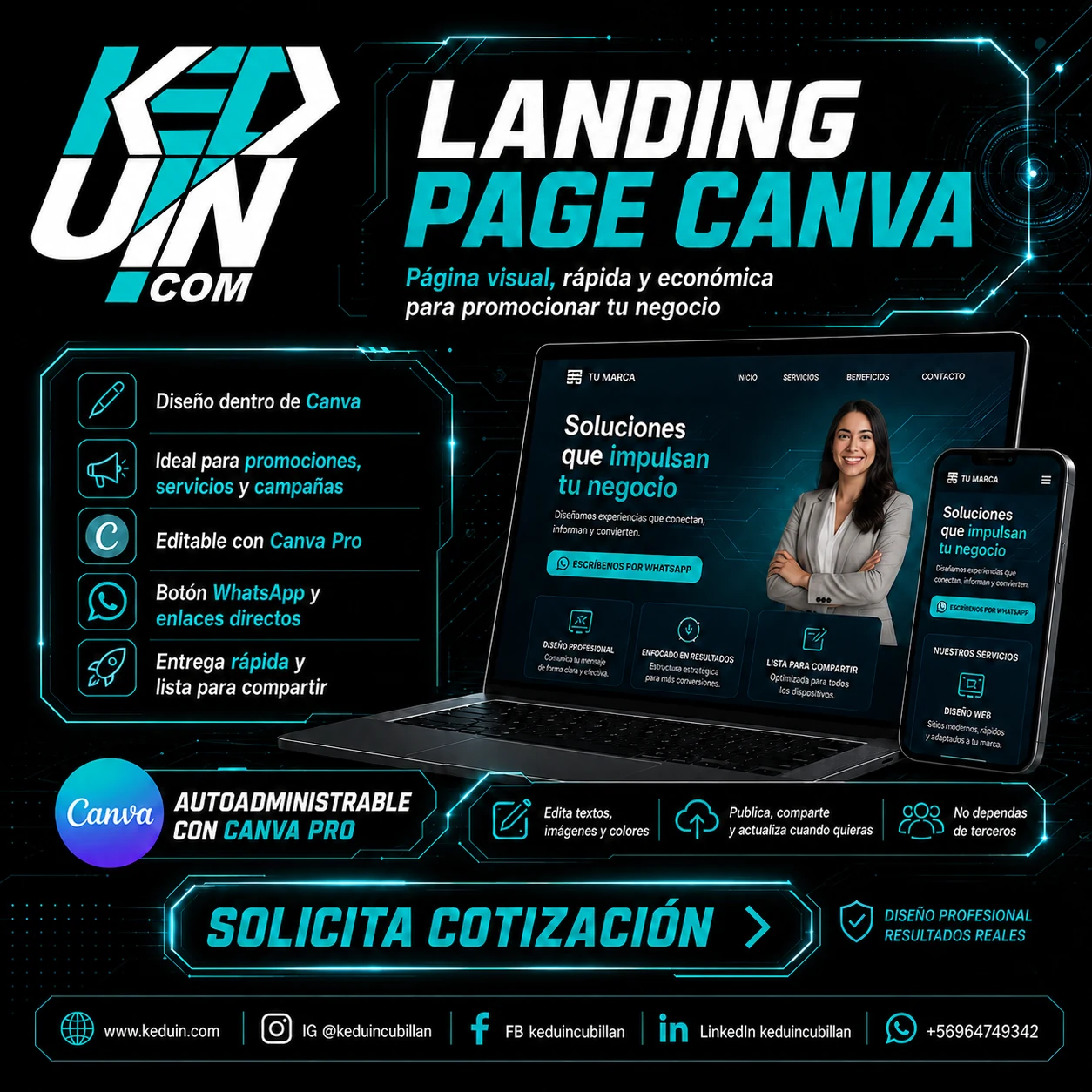 Landing Page Canva